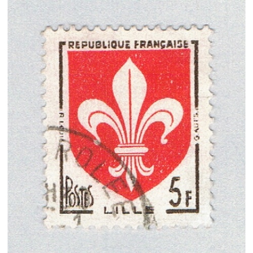France 902 Used Arms of Lille 1958 (BP69012)