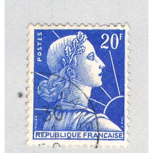 France 755 Used Marianne 2 1955 (BP69027)