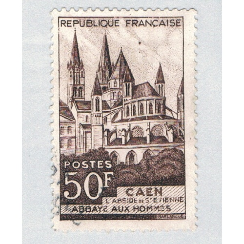 France 674 Used Abbey Caen 1951 (BP69107)