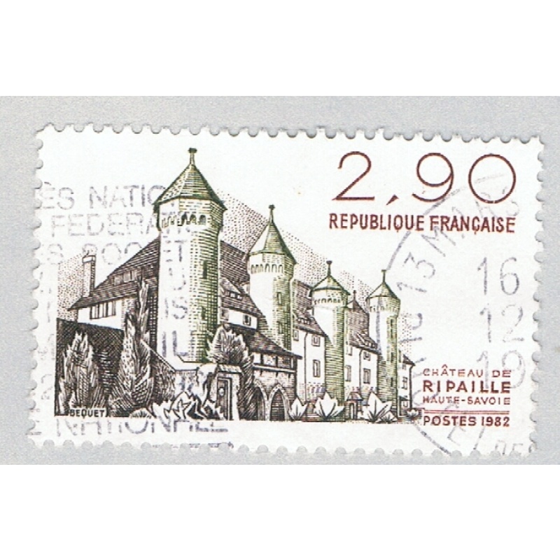 France 1813A Used Chateau 1982 (BP69323)
