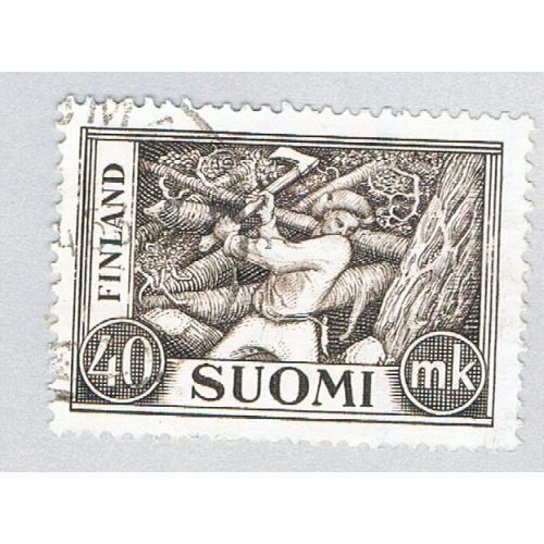 Finland 305 Used Woodchopper 1952 (BP69328)