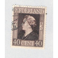 Netherlands 275 Used Queen Wilhelmina 1 1944 CV 1.90 (BP69817)