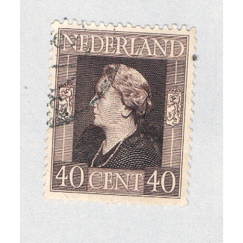 Netherlands 275 Used Queen Wilhelmina 1 1944 CV 1.90 (BP69817)