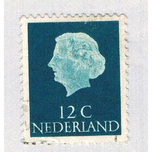 Netherlands 345 Used Queen Juliana 2 1953 (BP70007)