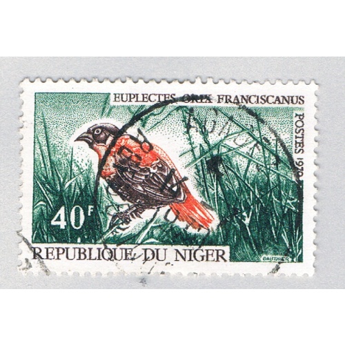 Niger 237 Used Bird Red Bishop 2 1967 CV 1.00 (BP70109)