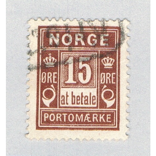 Norway J4 Used Postage Due 1889 CV 1.75 (BP70503)