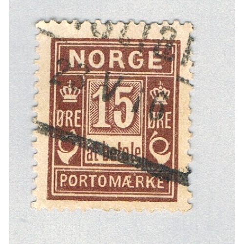 Norway J4 Used Postage Due 1889 CV 1.75 (BP70515)
