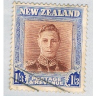 New Zealand 267 Used George VI 1 1947 CV 2.00 (BP70532)