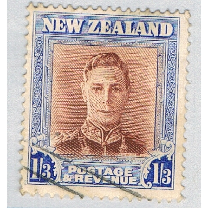 New Zealand 267 Used George VI 1 1947 CV 2.00 (BP70532)