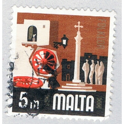 Malta 456 Used Folklore 1973 (BP70601)