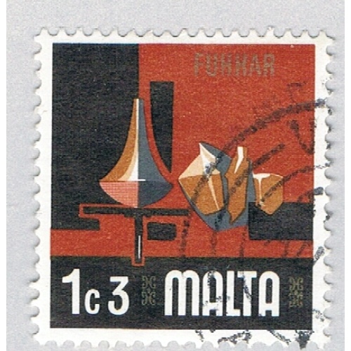 Malta 459 Used Pottery 1973 (BP70602)