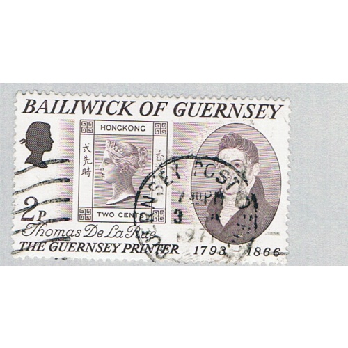 Guernsey 56 Used Stamps on stamps 2 1971 (BP71306)