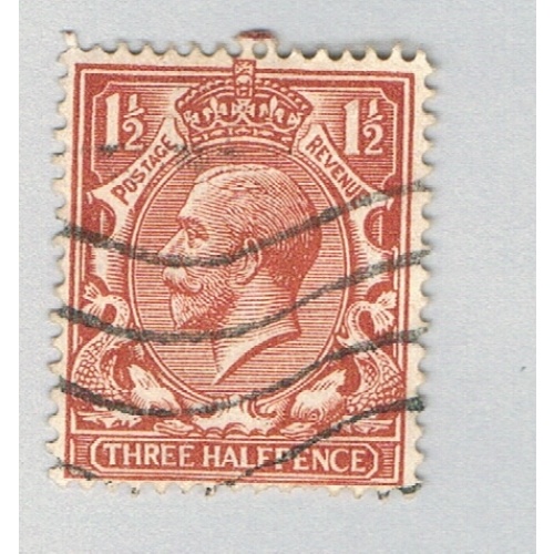 Great Britain 161b Used King George V 1912 CV 17.50 (BP71717)
