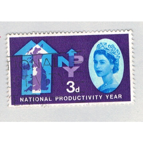 Great Britain 352 Used National Productivity 1962 (BP71920)