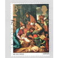 Great Britain 522 Used The Adoration of the Shepherds 1967 (BP72101)