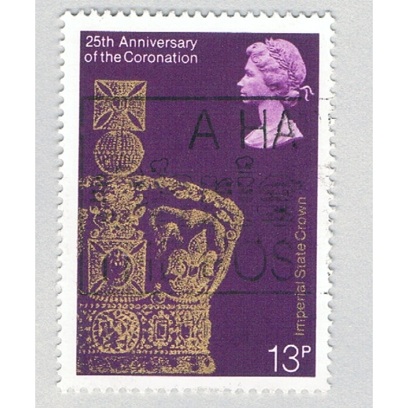 Great Britain 838 Used Imperial State Crown 1 1978 (BP72109)