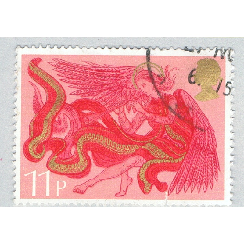 Great Britain 760 Used Angel with Horn 1975 (BP72208)