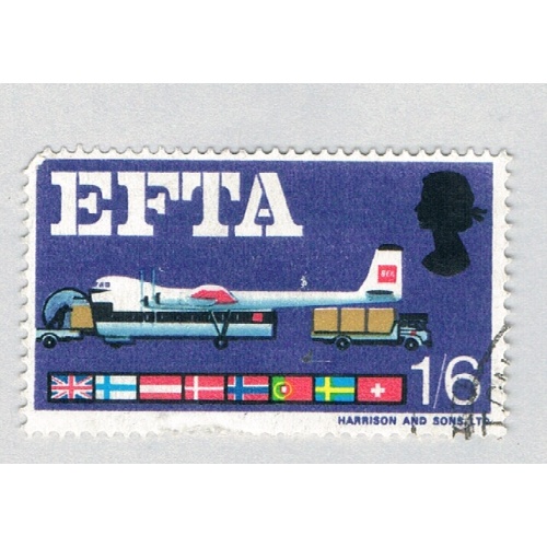 Great Britain 481 Used Plane 1 1967 (BP72222)