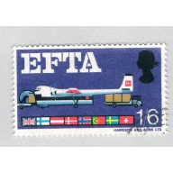 Great Britain 481 Used Plane 2 1967 (BP72223)