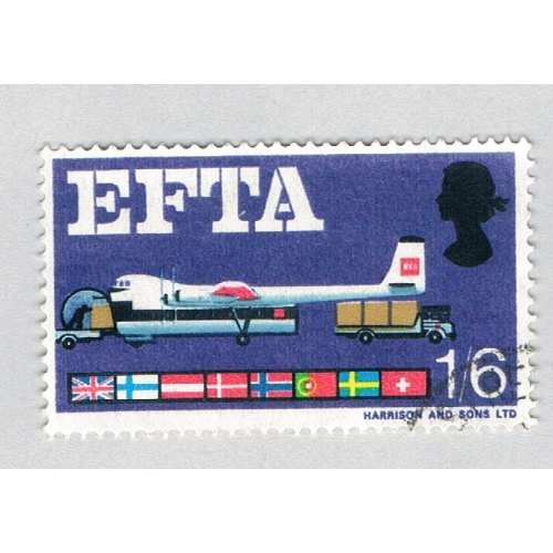 Great Britain 481 Used Plane 2 1967 (BP72223)