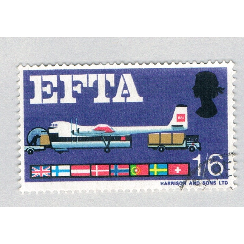 Great Britain 481 Used Plane 2 1967 (BP72223)