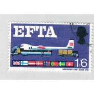Great Britain 481 Used Plane 1 1967 (BP72225)