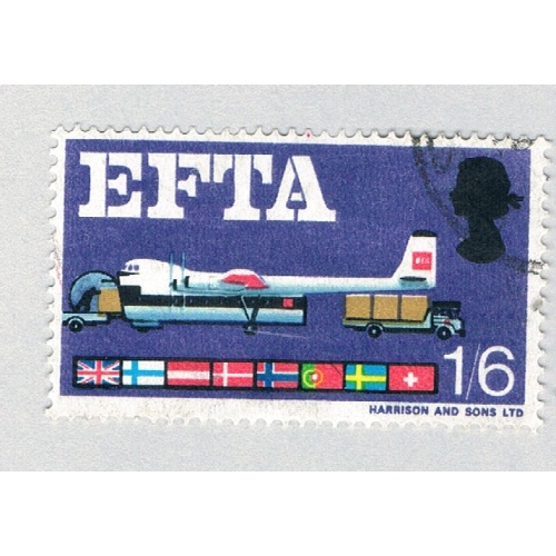 Great Britain 481 Used Plane 1 1967 (BP72225)