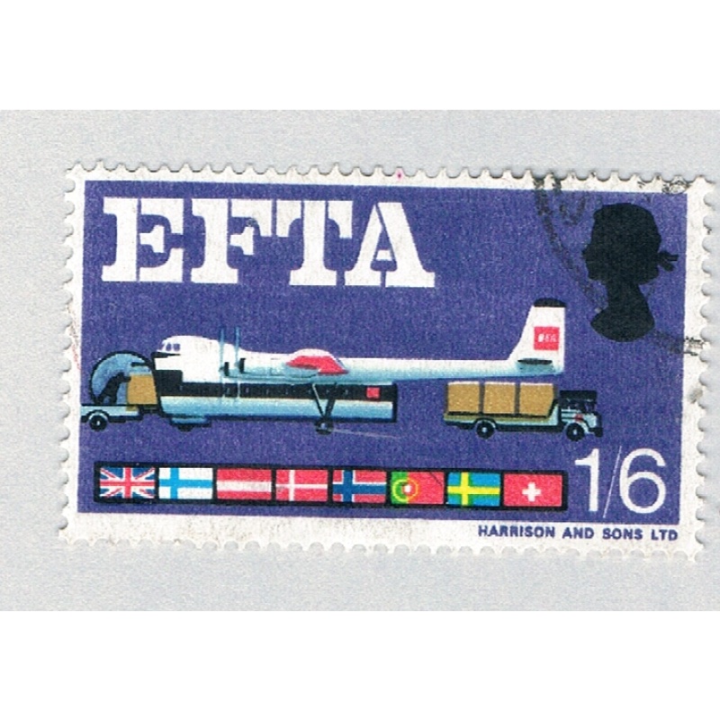 Great Britain 481 Used Plane 1 1967 (BP72225)