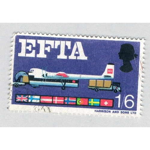 Great Britain 481 Used Plane 2 1967 (BP72226)