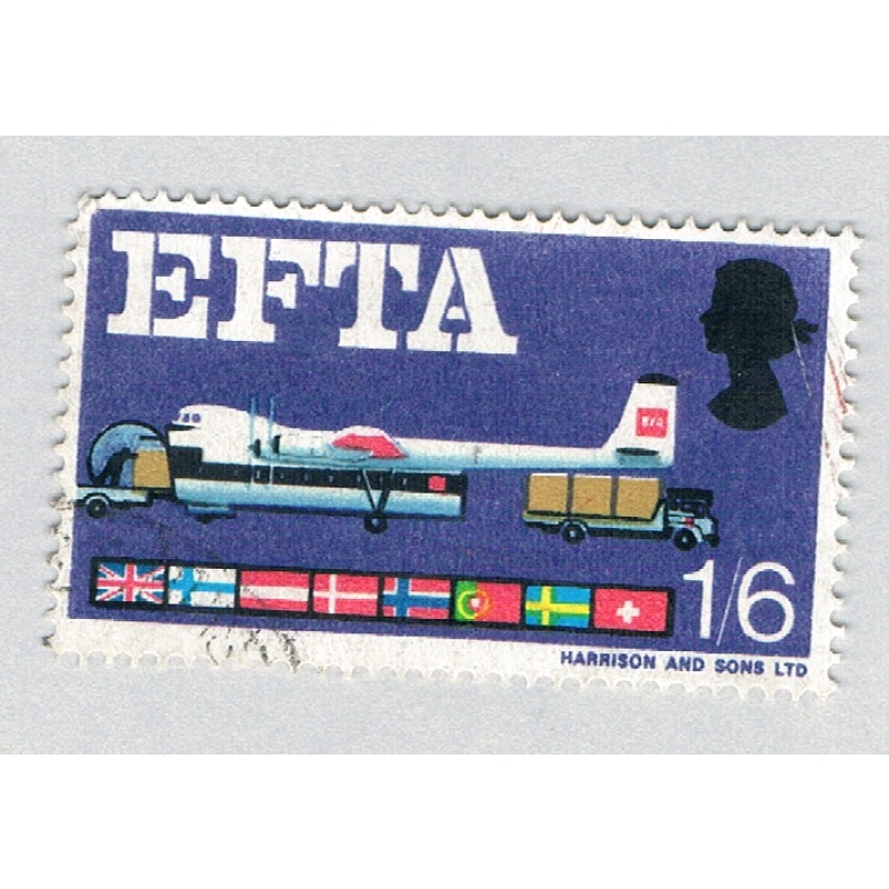 Great Britain 481 Used Plane 2 1967 (BP72226)