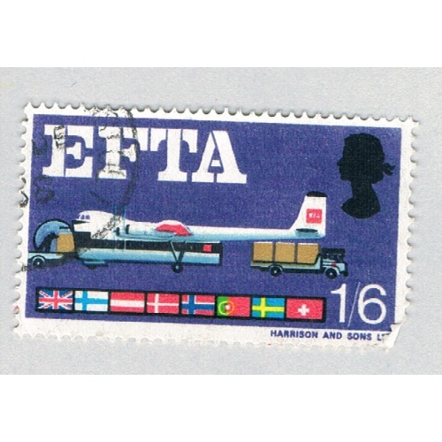 Great Britain 481 Used Plane 1 1967 (BP72228)