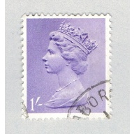Great Britain  Used QEII violet 1s 2  (BP72403)