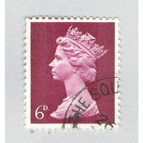 Great Britain MH9 Used QEII brown 6p 1 1967 (BP72410)