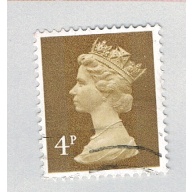 Great Britain MH41 Used QEII brown 4p 1970 (BP72415)
