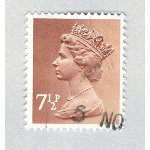 Great Britain MH63 Used QEII chocolate 7.5p 1971 (BP72416)