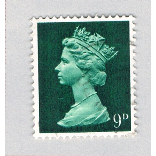 Great Britain  Used QEII green 9d  (BP72420)