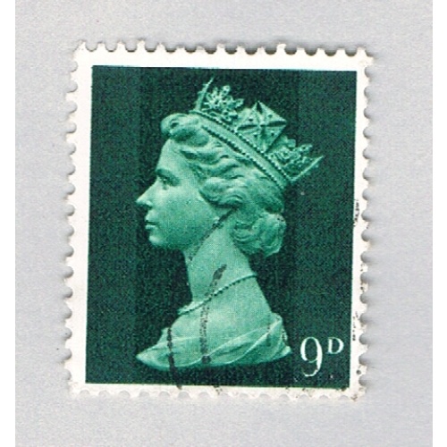Great Britain  Used QEII green 9d 1  (BP72421)