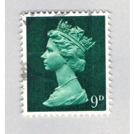 Great Britain  Used QEII green 9d  (BP72423)