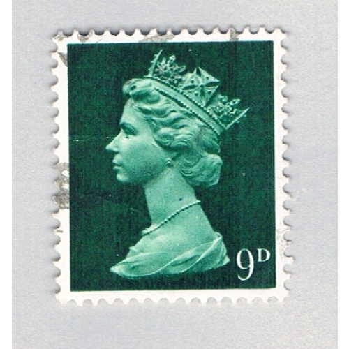 Great Britain  Used QEII green 9d  (BP72423)