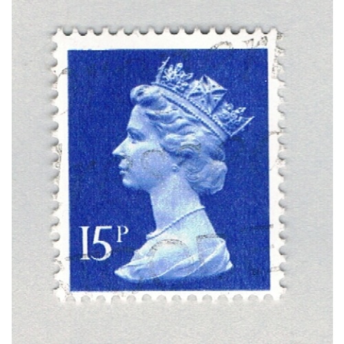 Great Britain  Used QEII blue 15p  (BP72424)