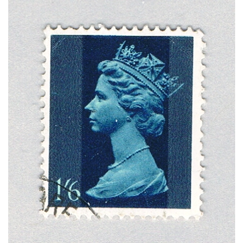 Great Britain  Used QEII bl grey 1s6  (BP72437)