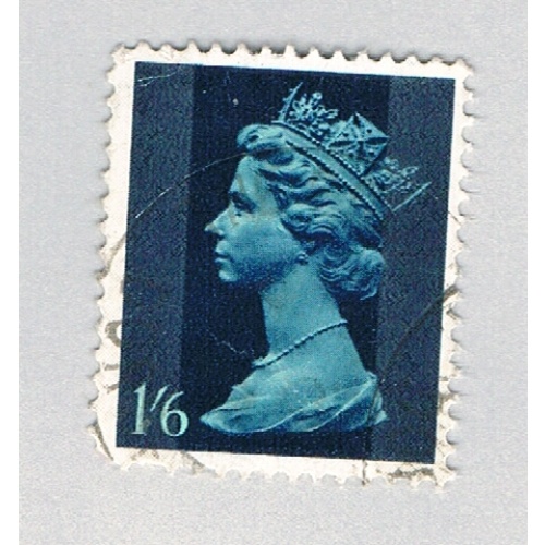 Great Britain  Used QEII bl grey 1s6 2  (BP72439)