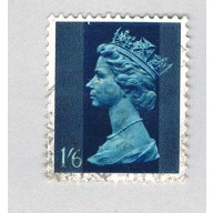 Great Britain  Used QEII bl grey 1s6  (BP72440)