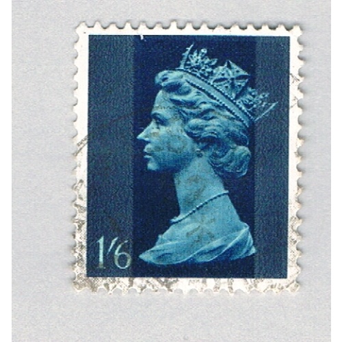 Great Britain  Used QEII bl grey 1s6  (BP72440)