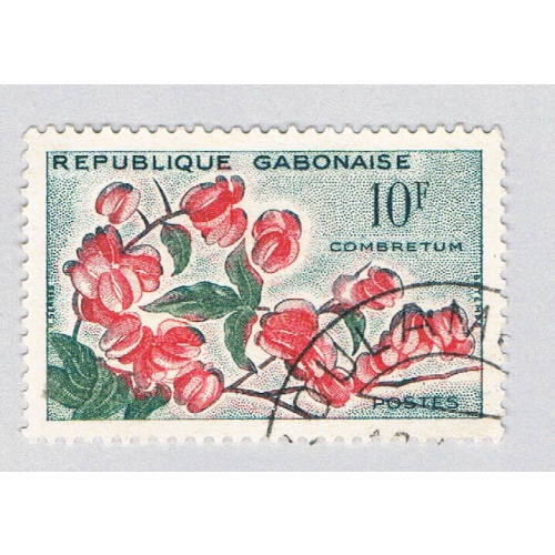 Gabon  Used Flowers  (BP72607)
