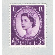 Great Britain 358 Used Queen Elizabeth II 1 1959 (BP72721)