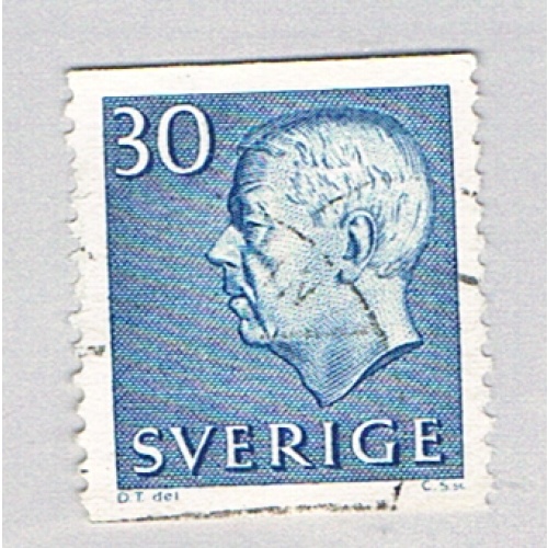 Sweden 574 Used King Gustaf VI 2 1961 (BP72814)