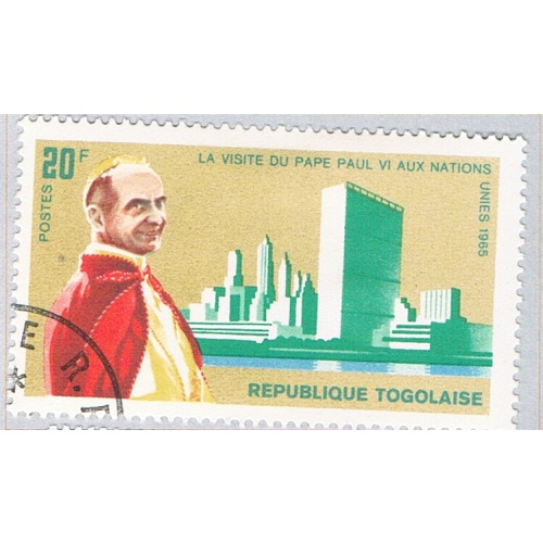 Togo 551 Used Pope at the UN 1966 (BP72904)