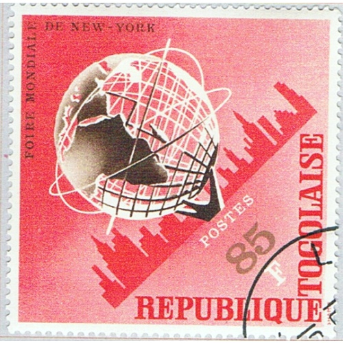 Togo 537 Used Unisphere 1965 (BP73016)