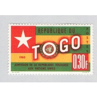Togo 386 MLH Flag 2 1961 (BP73224)